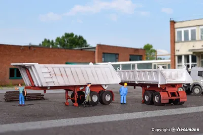 Kibri - H0 MEILLER trailer MHKS 40/2 and MDKS 38/2 火车模型
