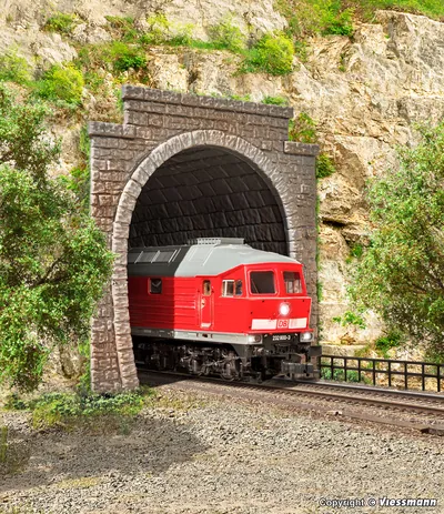 Kibri - H0 Tunnel portal, single track 火车模型