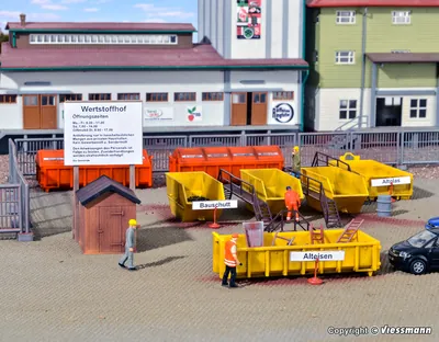 Kibri - H0 Deco set Material yard 火车模型