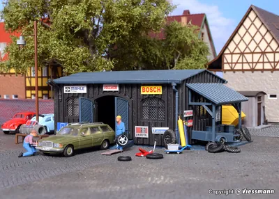 Vollmer - H0 Service station 火车模型