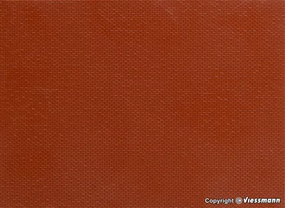 Vollmer - N Roof panel brick of plastic, 14,9 x 10,9 cm. 火车模型
