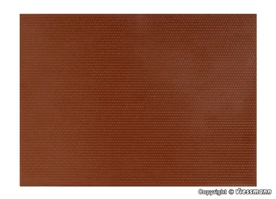 Vollmer - N Roof panel plain tile of plastic, 14,9 x 10,9 cm 火车模型