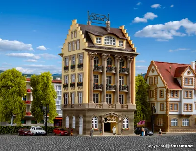 Vollmer - N Romantic Hotel 火车模型