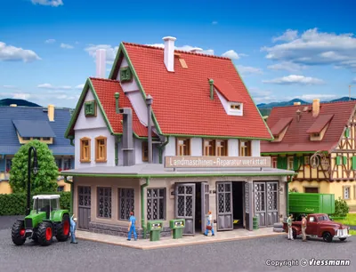 Vollmer - N Agricultural machines garage **discontinued** 火车模型