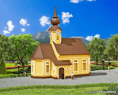 Vollmer - N Alpine church 火车模型