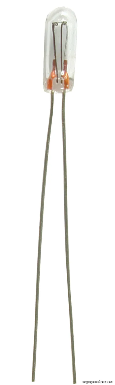 Viessmann - Spare bulb clear T 3/4, Ø 2,3 mm, 16 V, 30 mA, 2 blank wires 火车模型