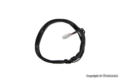 Viessmann - Spare bulb clear T 3/4, Ø 2,3 mm, 16 V, 30 mA, 2 cables 火车模型