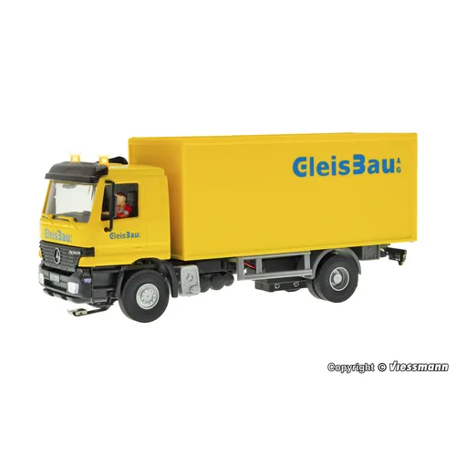 Viessmann - H0 MB ACTROS 2-axle box body, GleisBau, functional model 火车模型