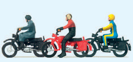 Motorradfahrer auf Hercules
