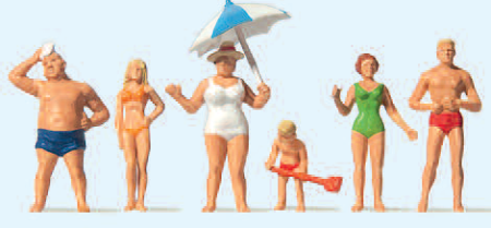 Familie Krause am Strand