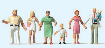 Familie Krause beim Spaziergang