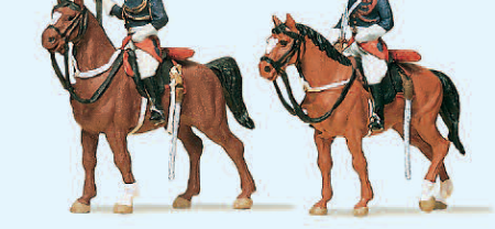 Garde Républicaine zu Pferd. Fahnengruppe