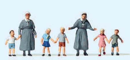 Diakonissen mit Kindern