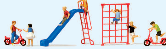 Spielende Kinder. Zubehör