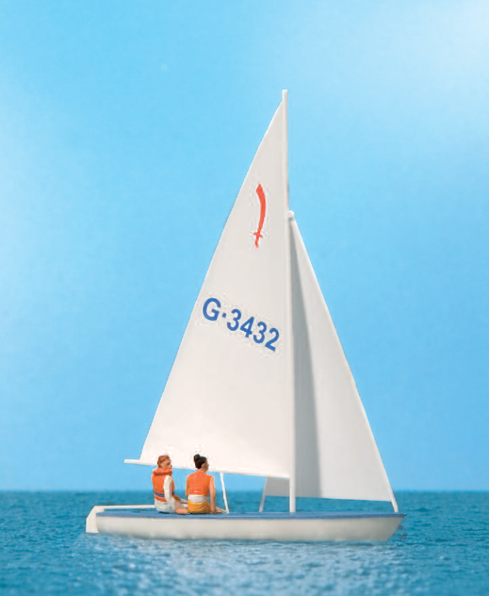 Segler (1). Segelboot "Korsar"