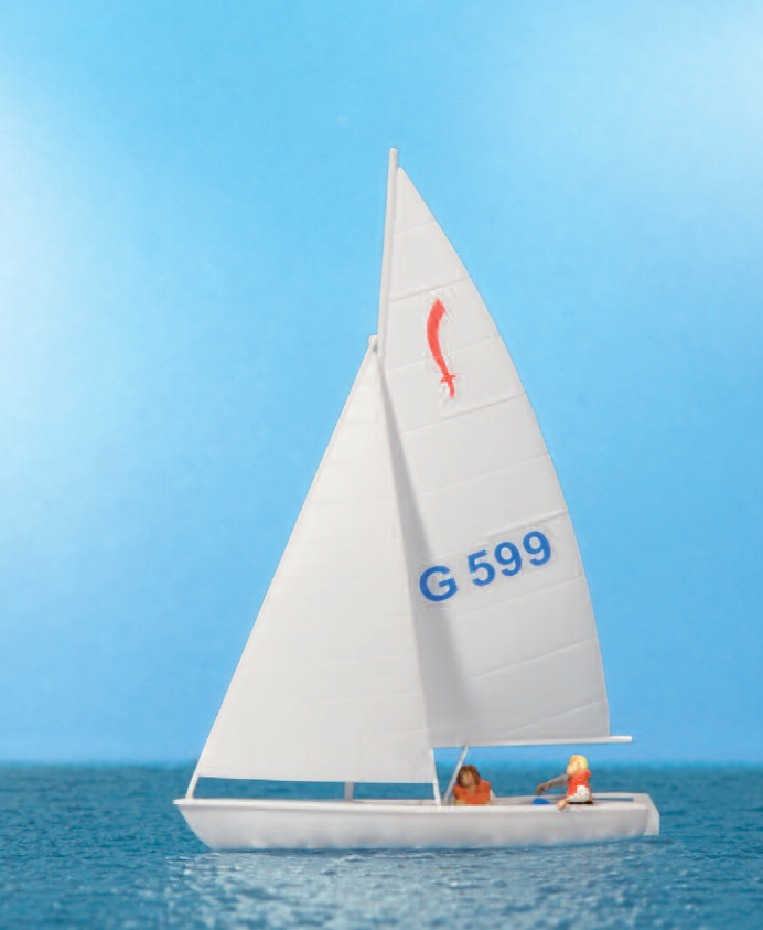 Segler (2). Segelboot "Korsar"