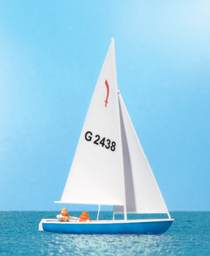 Segler (3). Segelboot "Korsar"