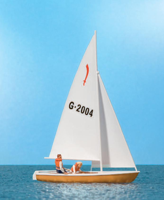 Segler (4). Segelboot "Korsar"