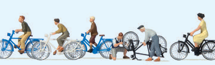 Jugendliche mit dem Fahrrad