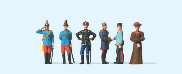 Kaiser Wilhelm II, Kaiser Franz Joseph, Gefolge