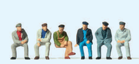 Sitzende Arbeiter