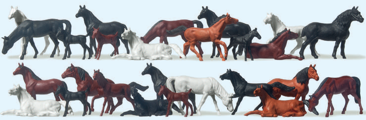 Pferde. 26 Figuren