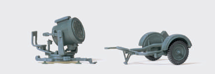60 cm Flakscheinwerfer mit Sonderanhänger SdAnh 51. Deutsches Reich 1939-45. Bausatz