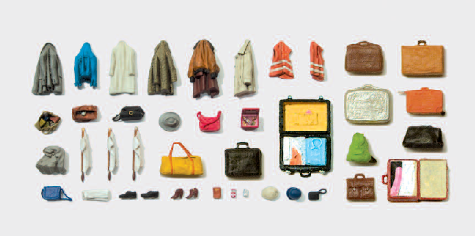 Kleidungsstücke, Warnwesten, Taschen etc. Bausatz