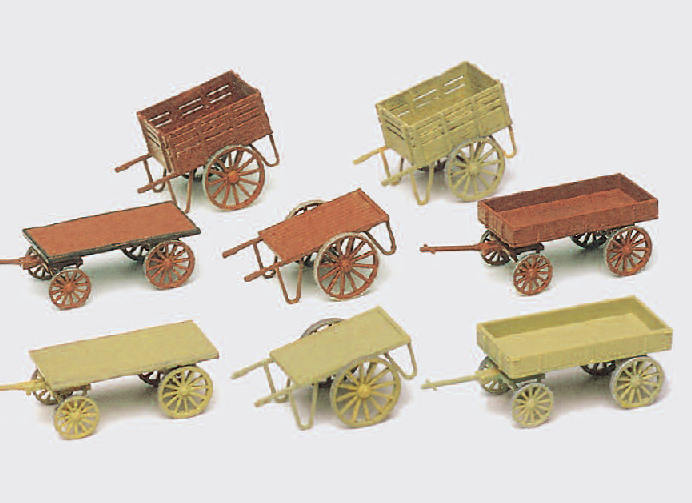 Handwagen. 8 Stück. Bausatz