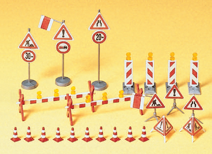 Ausstattungselemente Verkehrs- und Arbeitssicherheit. Bausatz
