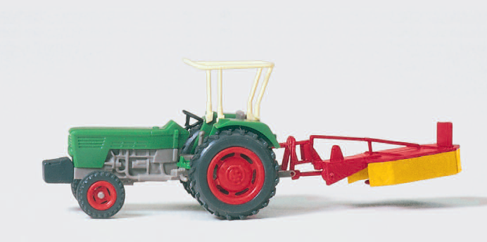 Ackerschlepper DEUTZ D 6206. Kreiselmäher. Bausatz