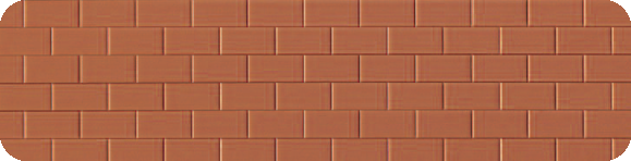 "Bodenfliesen", lang. Terrakotta. 3 Platten 95 x 95 mm. Bausatz