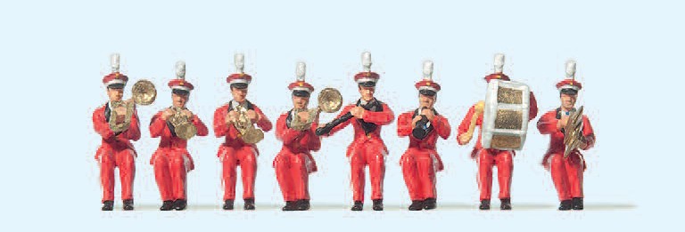 Zirkusband sitzend