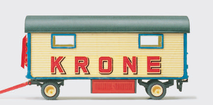 Packwagen "Zirkus Krone" mit Fenstern. Fertigmodell