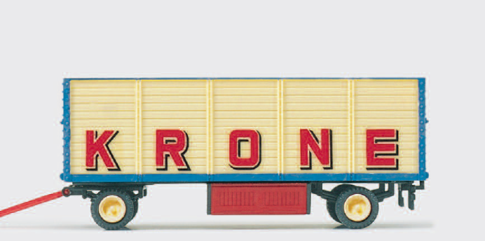 Packwagen "Zirkus Krone", offen. Ladung Exotenzelt, lose. Fertigmodell