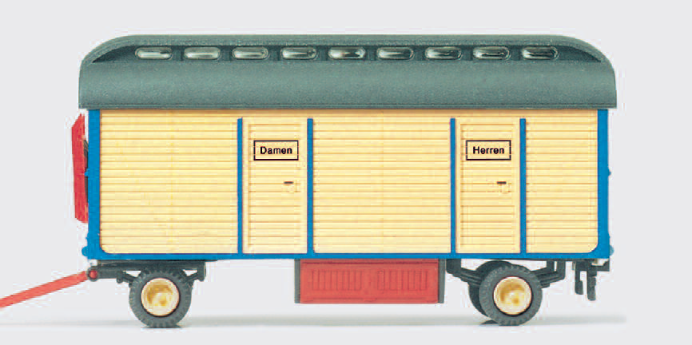 Toilettenwagen "Zirkus Krone". Fertigmodell