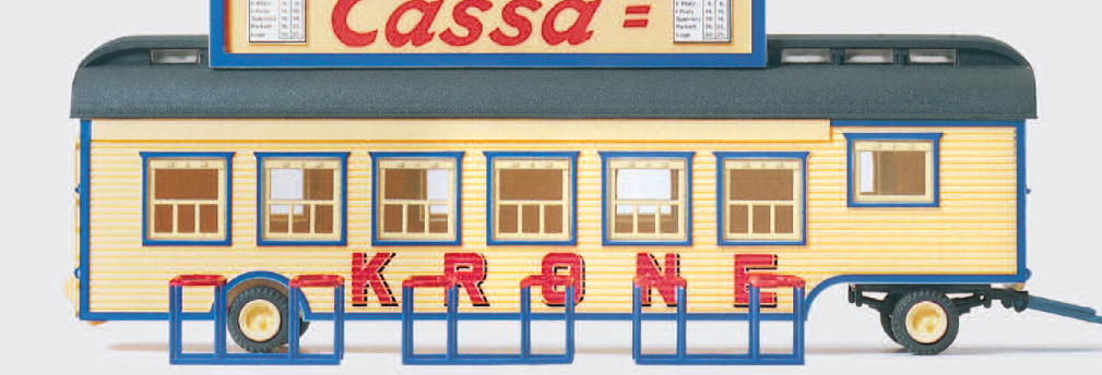 Kassenwagen "Zirkus Krone". Fertigmodell