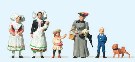 Spreewälder Gruppe. Um 1900