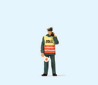 Zollbeamter mit Warnweste