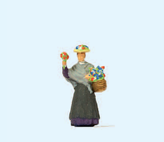 Blumenverkäuferin