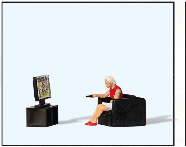 Vor dem Fernseher