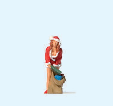 Christmas Girl mit Gabensack