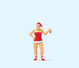 Weihnachtsfräulein mit Glöckchen