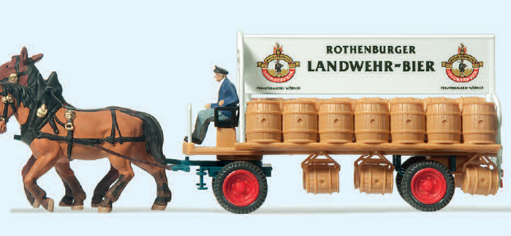Brauereiwagen. Fertigmodell