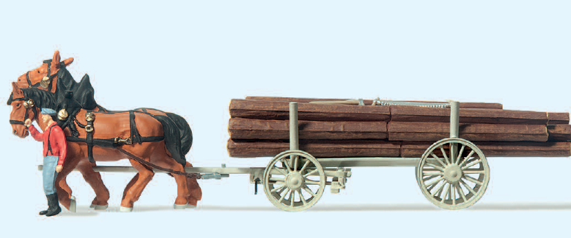 Langholzwagen. Fertigmodell