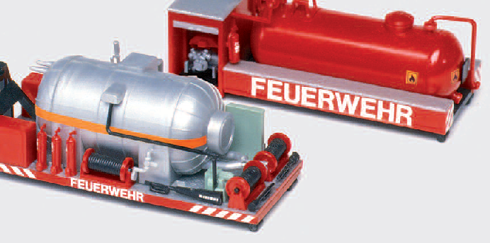 Wechselaufbau CO2 u. Saug-Druck-Behälter zu Bausatz 31116 WAF. Abrollkipper MEILLER. Bausatz
