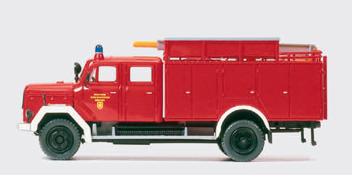 Trocken-Tanklöschfahrzeug TroTLF 16. F Magirus 150 D 10 A. Bausatz