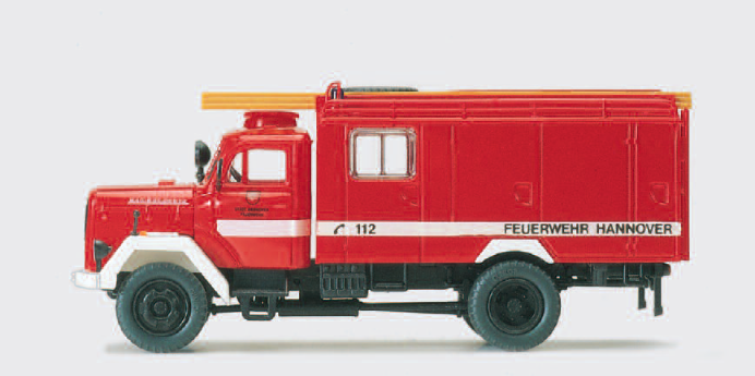 Löschgruppenfahrzeug LF 16 TS. Katastrophenschutz. Magirus F Mercur 125 A. Bausatz