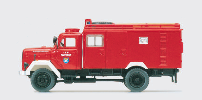 Schlauchwagen SW 2000. Katastrophenschutz. Magrius F Mercur 125 A. Bausatz