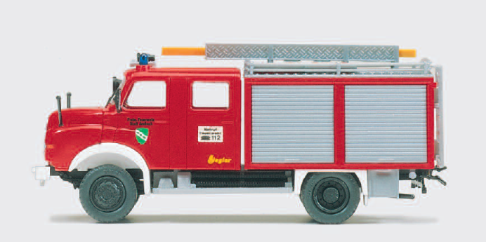 Löschgruppenfahrzeug LF 16 TS. Katastrophenschutz. Mercedes-Benz LAF 1113. Aufbau LENTNER. Bausatz
